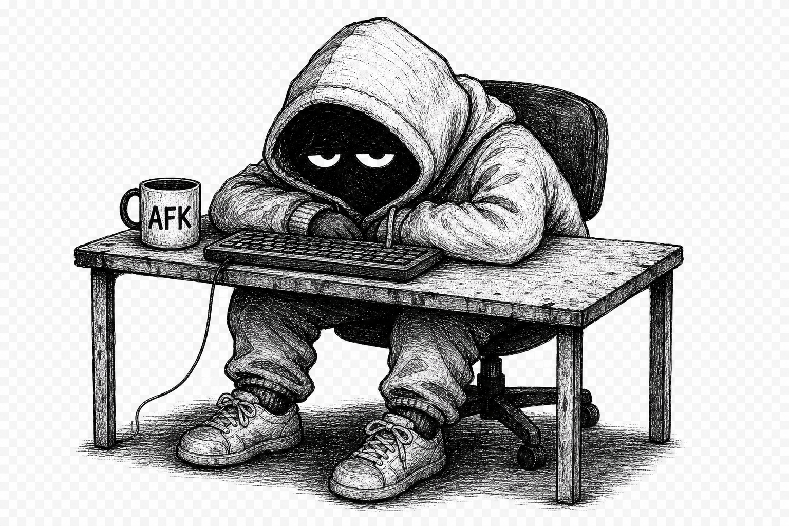 Сеть TON вырубилась за клавиатурой — режим AFK